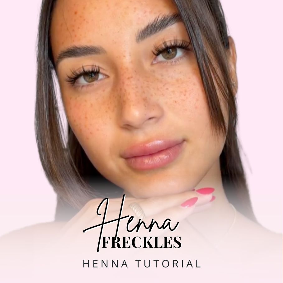 Wie funktioniert's? Henna Freckles – Henna Tattoo Schweiz